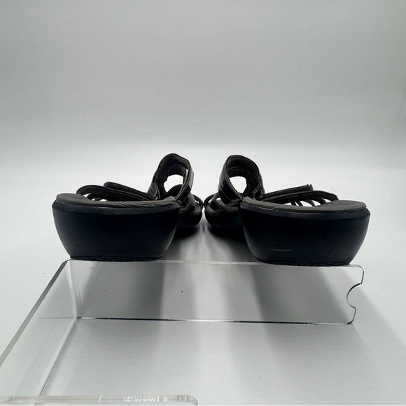 Clarks Bronze Strappy Slide Sandals - Picture 7 of 14